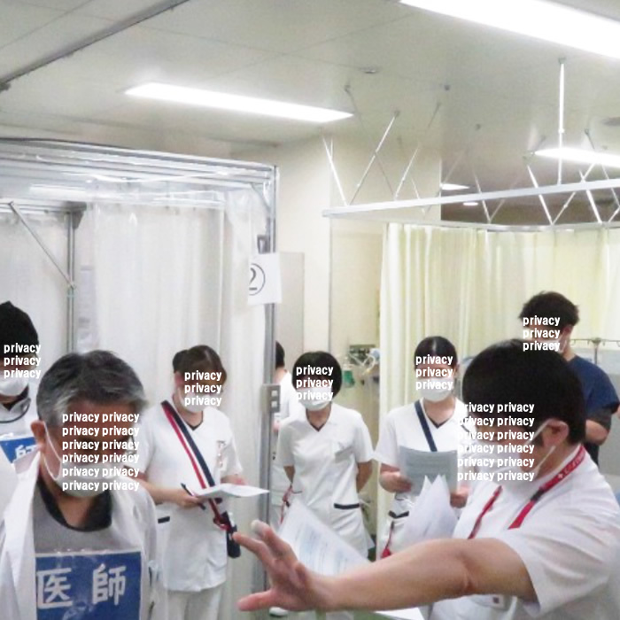 患者さまのトリアージおよび移動経路の確認その1