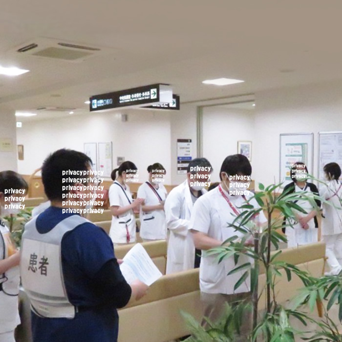 患者さまのトリアージおよび移動経路の確認その1
