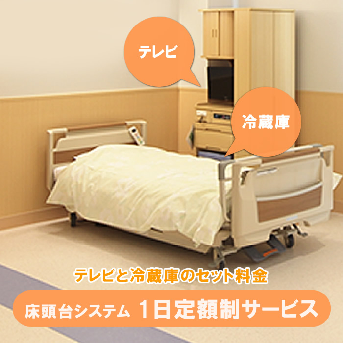 テレビ・冷蔵庫（床頭台システム）